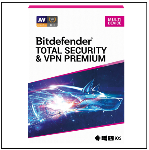 Bitdefender Total Security (5 Dispositivos, 1 año)