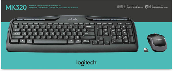 Logitech Wireless Desktop MK320 - Juego de teclado y ratón - inalámbrico