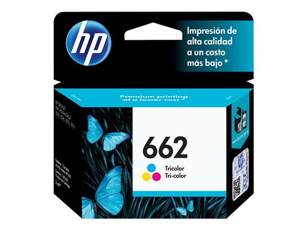 HP 662 - Color (cian, magenta, amarillo) - original